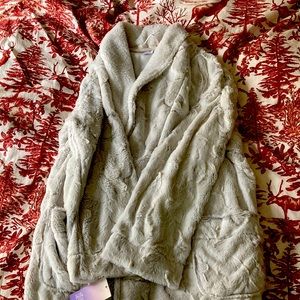 Super soft furry robe